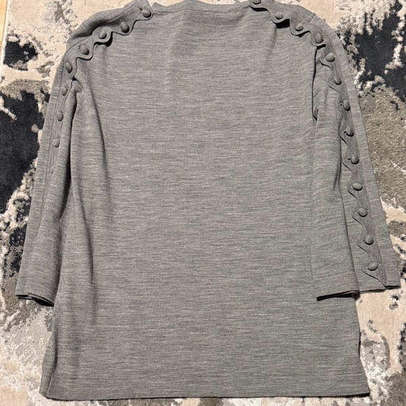 Chloé Cosy Grey Wool Blend Pullover Sweater Medium – Grey Wool Blend, Like New - Picture 7 of 7
